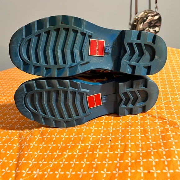 henry ferrera rain boots with bow